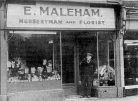 Picture shows Ernest outside his shop
